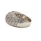 Bague 56 Bague contemporaine XXe siècle en or blanc 18 carats et diamants 58 Facettes Q305B