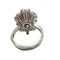 Bague 50 Bague rétro 1945-1950 en or 18 kt avec diamants et rubis 58 Facettes Q323(966)
