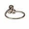 Bague 54 Bague style Art déco 1935 en or blanc 18 ct, diamants et saphir 58 Facettes Q320B