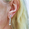 Boucles d'oreilles Art déco - Boucles d’oreilles en platine 950 avec diamants 58 Facettes A1923