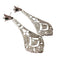 Boucles d'oreilles Boucles d'oreilles Art déco en platine 950 avec diamants et émeraudes 58 Facettes Q354B