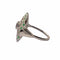 Bague 53.5 Bague Art déco en platine avec diamants et émeraude 58 Facettes Q356B