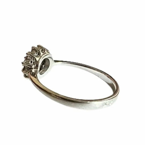 Bague 55 Bague contemporaine en or 18 ct avec diamants 58 Facettes Q360B(129)