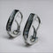 Boucles d'oreilles Boucles d'oreilles - Design contemporain du XXe siècle en or 18 ct et diamants 58 Facettes Q265B(100)