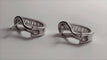 Boucles d'oreilles Boucles d'oreilles - Design contemporain du XXe siècle en or 18 ct et diamants 58 Facettes Q265B(100)