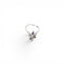 Bague 52 Bague Art déco 1945 en or blanc 18 carats avec diamants et saphirs 58 Facettes Q326B(965)
