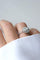 Bague 50.5 Bague cible double entourage diamants en or blanc 58 Facettes