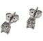 Boucles d'oreilles Boucles d'oreilles clous en or blanc 18 carats et diamants 58 Facettes Q406B