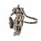 Bague 52 Bague rétro années 1940-1945 en or 18 carats et diamants 58 Facettes Q314B(816)