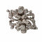 Bague 52 Bague rétro années 1940-1945 en or 18 carats et diamants 58 Facettes Q314B(816)