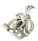 Broche Broches rétro - 2 pièces en platine 950 et diamants 4,36 ct 58 Facettes A1156