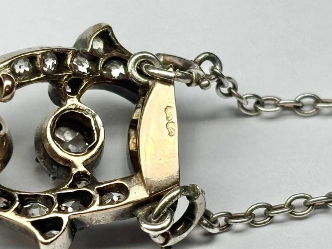 Bracelet Bracelet Belle Époque en or jaune et argent, diamants 23,10 ct 58 Facettes E34