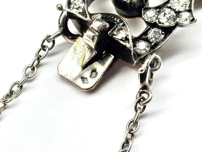 Bracelet Bracelet Belle Époque en or jaune et argent, diamants 23,10 ct 58 Facettes E34