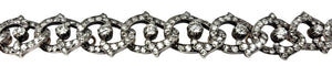 Bracelet Bracelet Belle Époque en or jaune et argent, diamants 23,10 ct 58 Facettes E34
