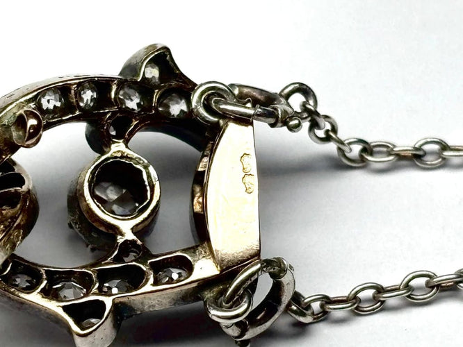 Bracelet Bracelet Belle Époque en or jaune et argent, diamants 23,10 ct 58 Facettes E34