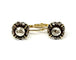 Boucles d'oreilles Boucles d'oreilles en or jaune 18 carats et argent 916 avec diamants 58 Facettes E18