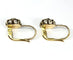 Boucles d'oreilles Boucles d'oreilles en or jaune 18 carats et argent 916 avec diamants 58 Facettes E18