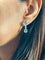 Boucles d'oreilles Boucles d'oreilles - Or blanc 18 carats, aigues-marines et diamants 58 Facettes Q251B