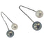 Boucles d'oreilles Damiani - Boucles d’oreilles pendantes en or blanc 18 ct et perles de culture 58 Facettes E15