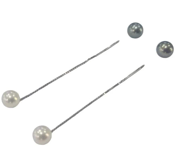 Boucles d'oreilles Damiani - Boucles d’oreilles pendantes en or blanc 18 ct et perles de culture 58 Facettes E15