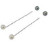 Boucles d'oreilles Damiani - Boucles d’oreilles pendantes en or blanc 18 ct et perles de culture 58 Facettes E15