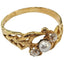 Bague 60 Bague Art nouveau en or jaune 18 carats, diamants taille ancienne et perle 58 Facettes A834