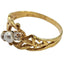Bague 60 Bague Art nouveau en or jaune 18 carats, diamants taille ancienne et perle 58 Facettes A834