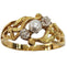 Bague 60 Bague Art nouveau en or jaune 18 carats, diamants taille ancienne et perle 58 Facettes A834