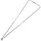 Collier Pendentif et collier - Diamant poire 0,75 ct en or blanc 18 carats 58 Facettes Q387B