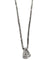 Collier Pendentif et collier - Diamant poire 0,75 ct en or blanc 18 carats 58 Facettes Q387B