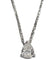 Collier Pendentif et collier - Diamant poire 0,75 ct en or blanc 18 carats 58 Facettes Q387B