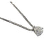 Collier Pendentif et collier - Diamant poire 0,75 ct en or blanc 18 carats 58 Facettes Q387B