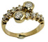 Bague 55.5 Bague à griffes en or jaune 18 carats et diamants 1,00 ct 58 Facettes Q386B