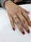 Bague 55.5 Bague à griffes en or jaune 18 carats et diamants 1,00 ct 58 Facettes Q386B