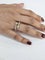 Bague 55.5 Bague à griffes en or jaune 18 carats et diamants 1,00 ct 58 Facettes Q386B