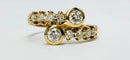 Bague 55.5 Bague à griffes en or jaune 18 carats et diamants 1,00 ct 58 Facettes Q386B