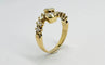 Bague 55.5 Bague à griffes en or jaune 18 carats et diamants 1,00 ct 58 Facettes Q386B