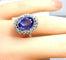 Bague 54 Bague en platine - Saphir de Ceylan non chauffé 6,53 ct et diamants 58 Facettes AB673