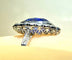 Bague 54 Bague en platine - Saphir de Ceylan non chauffé 6,53 ct et diamants 58 Facettes AB673