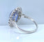 Bague 54 Bague en platine - Saphir de Ceylan non chauffé 6,53 ct et diamants 58 Facettes AB673