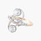 Bague 53 Bague Toi & Moi en or jaune et blanc 18K et diamants 58 Facettes AB5