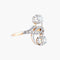 Bague 53 Bague Toi & Moi en or jaune et blanc 18K et diamants 58 Facettes AB5