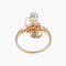 Bague 53 Bague Toi & Moi en or jaune et blanc 18K et diamants 58 Facettes AB5