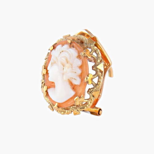 Bague 50 Parure camées - Bague et boucles d’oreilles en or jaune 18K 58 Facettes AB599