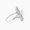 Bague 53 Bague en platine à perle fine et diamants 58 Facettes AB2