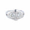 Bague 47 Bague duo en or blanc 18K avec diamants taille brillant ancienne 58 Facettes AB8ter