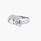 Bague 56 Bague cascade en platine avec diamants taille ancienne 58 Facettes AB8 bis