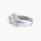 Bague 56 Bague cascade en platine avec diamants taille ancienne 58 Facettes AB8 bis