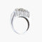 Bague 56 Bague cascade en platine avec diamants taille ancienne 58 Facettes AB8 bis