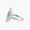 Bague 52 Bague Art déco en or blanc 18K saphir et diamants 58 Facettes AB145